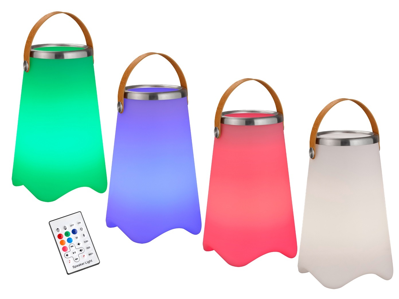 LED Standleuchte mit Farbwechsel, Bluetooth Lautsprecher Musik