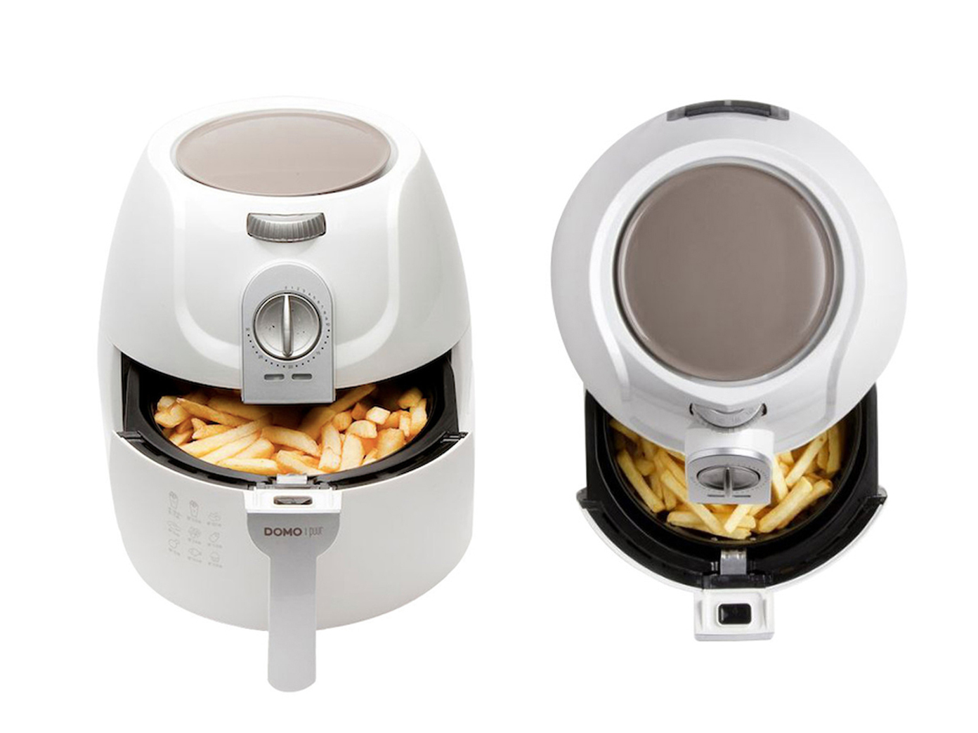 Domo DO530FR – Heteluchtfriteuse – 4L – Zilver
