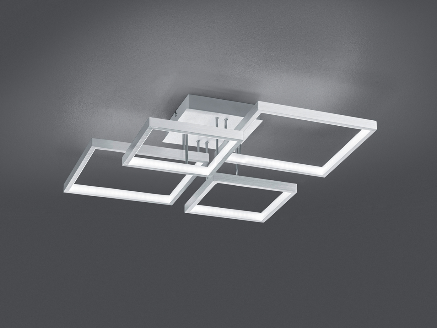 Trio LED Deckenlampe Sorrento Deckenleuchte 52 2x52 2x16cm schwarz online  kaufen | eBay